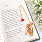 Embroidery Bookmark - Little Deer Tiny Bites