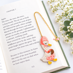 Embroidery Bookmark - Duck Lady