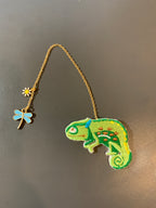 Embroidery Bookmark - Chameleon