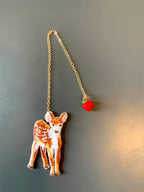 Embroidery Bookmark - Little Deer Tiny Bites