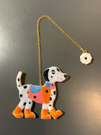 Embroidery Bookmark - Dalmatian and Boots
