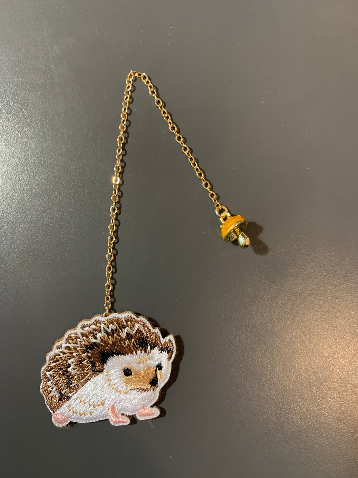 Embroidery Bookmark - Brownie the Hedgehog