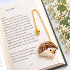 Embroidery Bookmark - Brownie the Hedgehog
