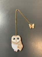 Embroidery Bookmark - Owl be there