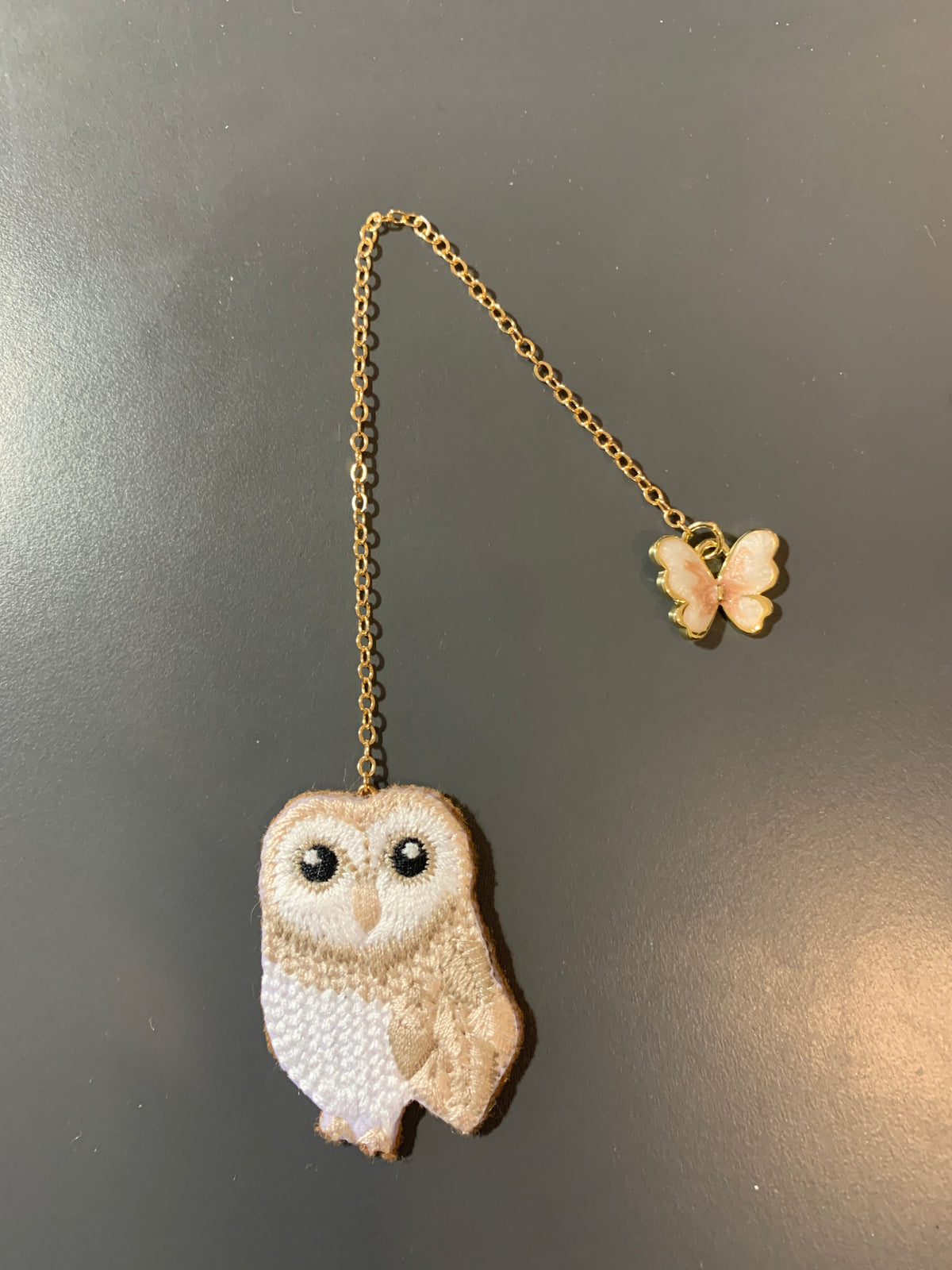 Embroidery Bookmark - Owl be there