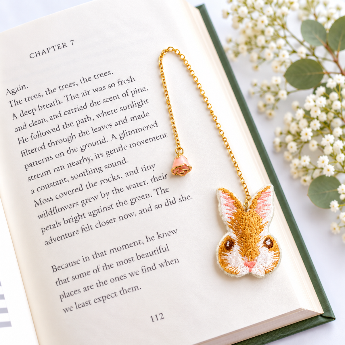 Emboridery Bookmark - Little Hopper