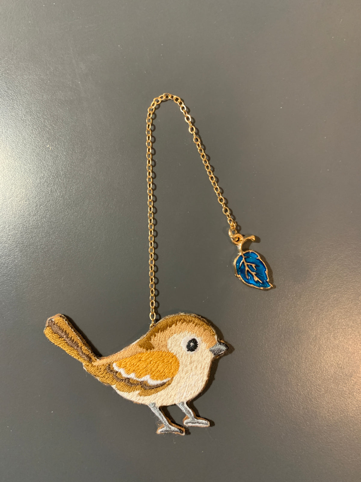 Emboridery Bookmark - Jolly Sparrow