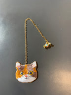 Embroidery Bookmark - Sugar Catty