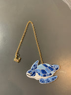 Embroidery Bookmark - Turtle under the Sea