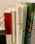 Embroidery Bookmark - Dolphin Pink