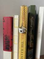 Embroidery Bookmark - Singing Cat