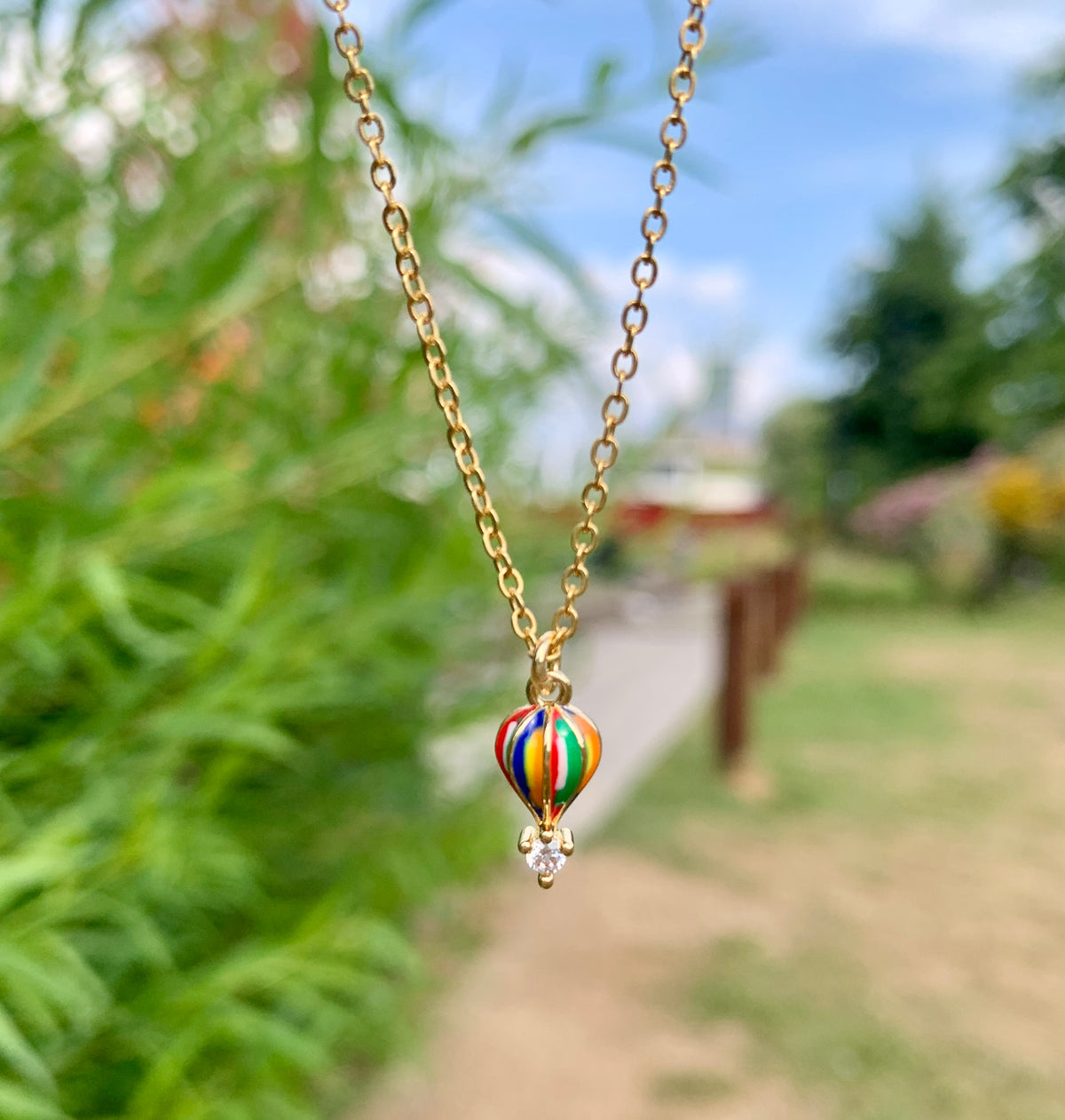 Balloon Charm Necklace