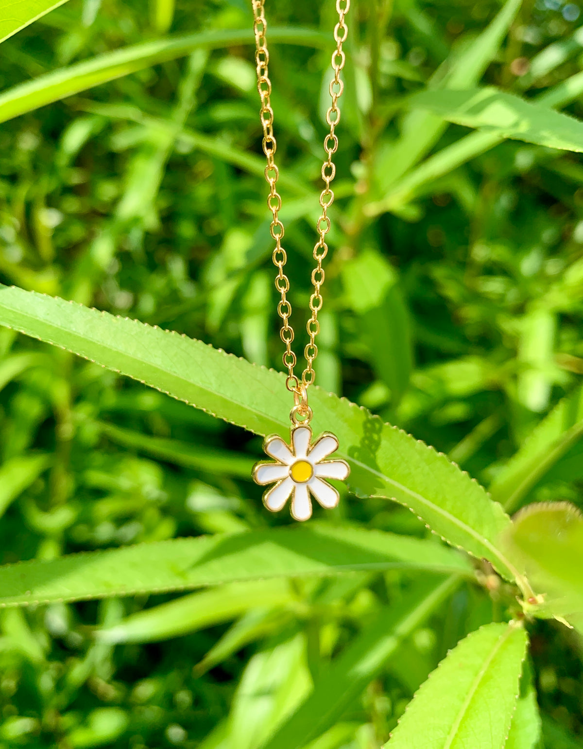 Daisy Charm Necklace